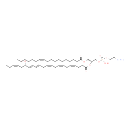 ChemSpider 2D Image | (7Z,21R)-27-Amino-24-hydroxy-24-oxido-18-oxo-19,23,25-trioxa-24lambda~5~-phosphaheptacos-7-en-21-yl (4Z,7Z,10Z,13E,15E,19Z)-17-hydroxy-4,7,10,13,15,19-docosahexaenoate | C45H76NO9P