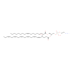 ChemSpider 2D Image | (9Z,21R)-27-Amino-24-hydroxy-24-oxido-18-oxo-19,23,25-trioxa-24lambda~5~-phosphaheptacos-9-en-21-yl (5Z,7Z,10Z,13Z,16Z,19Z)-4-hydroxy-5,7,10,13,16,19-docosahexaenoate | C45H76NO9P
