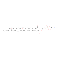 ChemSpider 2D Image | (9Z,21R)-27-Amino-24-hydroxy-24-oxido-18-oxo-19,23,25-trioxa-24lambda~5~-phosphaheptacos-9-en-21-yl (4Z,7Z,10R,11E,13Z,15E,17S,19Z)-10,17-dihydroxy-4,7,11,13,15,19-docosahexaenoate | C45H76NO10P