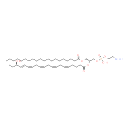 ChemSpider 2D Image | (23R)-29-Amino-26-hydroxy-26-oxido-20-oxo-21,25,27-trioxa-26lambda~5~-phosphanonacosan-23-yl (5Z,8Z,11Z,14Z,16E,18R)-18-hydroxy-5,8,11,14,16-icosapentaenoate | C45H80NO9P