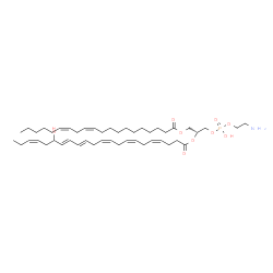 ChemSpider 2D Image | (6Z,9Z,23R)-29-Amino-26-hydroxy-26-oxido-20-oxo-21,25,27-trioxa-26lambda~5~-phosphanonacosa-6,9-dien-23-yl (4Z,7Z,10Z,13E,15E,19Z)-17-hydroxy-4,7,10,13,15,19-docosahexaenoate | C47H78NO9P