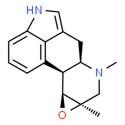 ChemSpider 2D Image | Epoxyagroclavine-1 | C16H18N2O