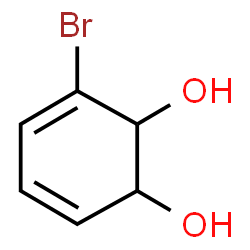 ChemSpider 2D Image | Bromobenzene-2,3-dihydrodiol | C6H7BrO2