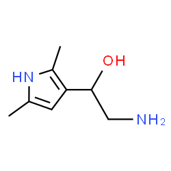 ChemSpider 2D Image | 2-Amino-1-(2,5-dimethyl-1H-pyrrol-3-yl)ethanol | C8H13N2O