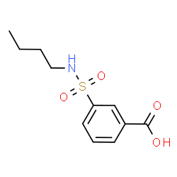 ChemSpider 2D Image | 3-(Butylsulfamoyl)benzoic acid | C11H15NO4S