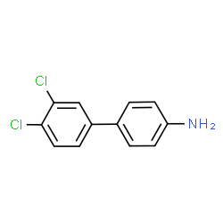ChemSpider 2D Image | 3',4'-Dichloro-4-biphenylamine | C12H9Cl2N