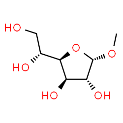 ChemSpider 2D Image | Methyl alpha-D-glucofuranoside | C7H14O6