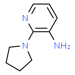 ChemSpider 2D Image | 2-pyrrolidin-1-ylpyridin-3-amine | C9H13N3