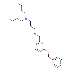 ChemSpider 2D Image | N'-[3-(Benzyloxy)benzyl]-N,N-dibutyl-1,3-propanediamine | C25H38N2O