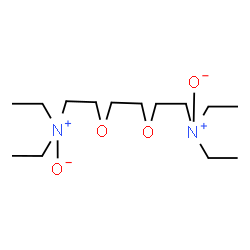 ChemSpider 2D Image | [1,2-Ethanediylbis(oxy-2,1-ethanediyl)]bis(diethylamine oxide) | C14H32N2O4