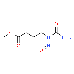 ChemSpider 2D Image | Methyl 4-[carbamoyl(nitroso)amino]butanoate | C6H11N3O4