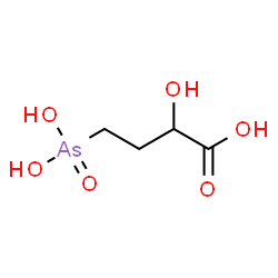 ChemSpider 2D Image | 4-Arsono-2-hydroxybutanoic acid | C4H9AsO6