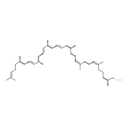 ChemSpider 2D Image | (5cis,9cis,13cis)-psi,psi-Caroten-17-ol | C40H56O