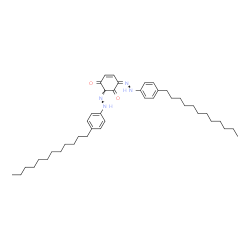 ChemSpider 2D Image | (2Z,6Z)-2,6-Bis[(4-dodecylphenyl)hydrazono]-4-cyclohexene-1,3-dione | C42H62N4O2