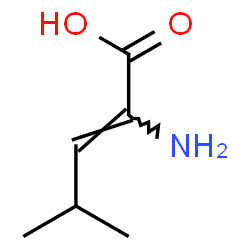 ChemSpider 2D Image | (2Z)-2-Amino-4-methyl-2-pentenoic acid | C6H11NO2