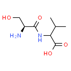 ChemSpider 2D Image | L-Serylvaline | C8H16N2O4