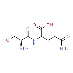 ChemSpider 2D Image | L-Serylglutamine | C8H15N3O5