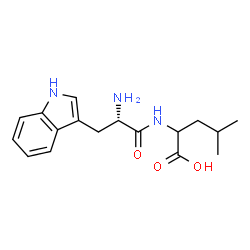 ChemSpider 2D Image | L-Tryptophylleucine | C17H23N3O3