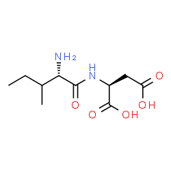 ChemSpider 2D Image | L-Isoleucyl-L-aspartic acid | C10H18N2O5