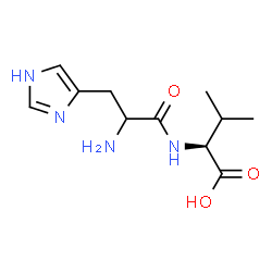 ChemSpider 2D Image | Histidyl-L-valine | C11H18N4O3