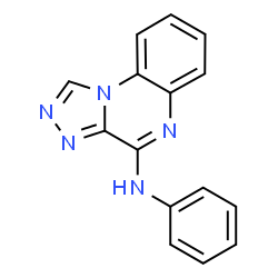 ChemSpider 2D Image | N-Phenyl[1,2,4]triazolo[4,3-a]quinoxalin-4-amine | C15H11N5