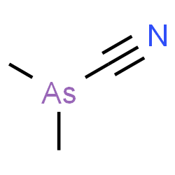 ChemSpider 2D Image | Dimethylarsinous cyanide | C3H6AsN