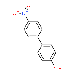 ChemSpider 2D Image | 4'-Nitro-4-biphenylol | C12H9NO3