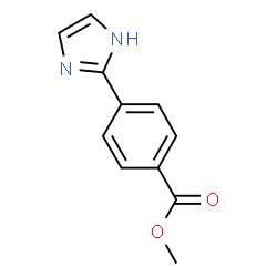 ChemSpider 2D Image | Methyl 4-(1H-imidazol-2-yl)benzoate | C11H10N2O2