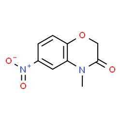 ChemSpider 2D Image | 4-Methyl-6-nitro-2H-1,4-benzoxazin-3(4H)-one | C9H8N2O4