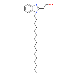 ChemSpider 2D Image | 2-(1-Hexadecyl-1H-benzimidazol-2-yl)ethanol | C25H42N2O