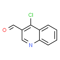 ChemSpider 2D Image | 4-Chloro-3-quinolinecarbaldehyde | C10H6ClNO