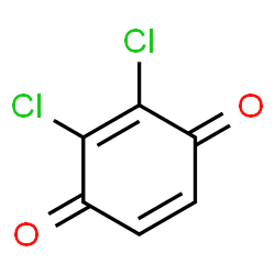 ChemSpider 2D Image | 2,3-Dichlorobenzoquinone | C6H2Cl2O2