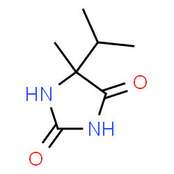 ChemSpider 2D Image | 5-Isopropyl-5-methyl-2,4-imidazolidinedione | C7H12N2O2
