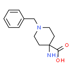 ChemSpider 2D Image | 4-Amino-1-benzyl-4-piperidinecarboxylic acid | C13H18N2O2