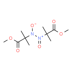 ChemSpider 2D Image | 1,2-Bis(1-methoxy-2-methyl-1-oxo-2-propanyl)-2-oxodiazan-2-iumolate | C10H18N2O6