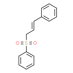ChemSpider 2D Image | phenylcinnamylsulfone | C15H14O2S