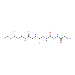 ChemSpider 2D Image | Ethyl glycylglycylglycylglycyl-beta-alaninate | C13H23N5O6