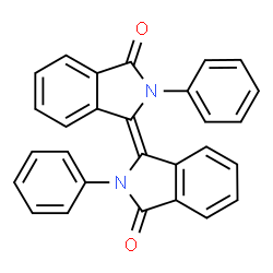 ChemSpider 2D Image | (3E)-3-(3-Oxo-2-phenyl-2,3-dihydro-1H-isoindol-1-ylidene)-2-phenyl-1-isoindolinone | C28H18N2O2