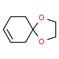 ChemSpider 2D Image | 1,4-Dioxaspiro(4.5)dec-7-ene | C8H12O2