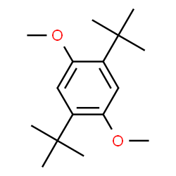 ChemSpider 2D Image | 1,4-Di-t-Butyl-2,5-dimethoxybenzene | C16H26O2