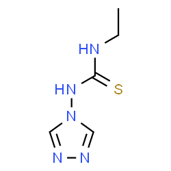 ChemSpider 2D Image | 1-Ethyl-3-(4H-1,2,4-triazol-4-yl)thiourea | C5H9N5S