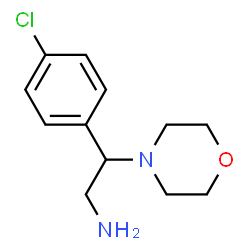 ChemSpider 2D Image | Î²-(4-Chlorophenyl)-4-morpholineethanamine | C12H17ClN2O