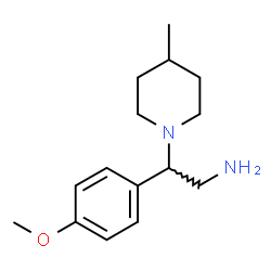 ChemSpider 2D Image | Î²-(4-Methoxyphenyl)-4-methyl-1-piperidineethanamine | C15H24N2O