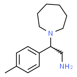ChemSpider 2D Image | 2-azepan-1-yl-2-(4-methylphenyl)ethanamine | C15H24N2