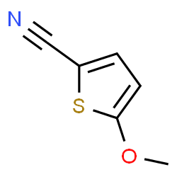 ChemSpider 2D Image | 5-Methoxy-2-thiophenecarbonitrile | C6H5NOS
