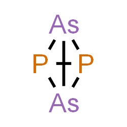 ChemSpider 2D Image | 1,2-Diphospha-3,4-diarsatricyclo[1.1.0.0~2,4~]butane | As2P2