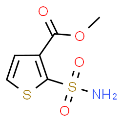ChemSpider 2D Image | Methyl 2-sulfamoyl-3-thiophenecarboxylate | C6H7NO4S2