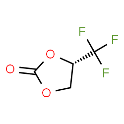 ChemSpider 2D Image | (4S)-4-(Trifluoromethyl)-1,3-dioxolan-2-one | C4H3F3O3