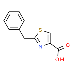ChemSpider 2D Image | 2-Benzylthiazole-4-carboxylic acid | C11H9NO2S