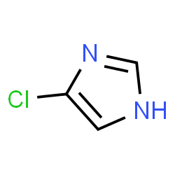 ChemSpider 2D Image | 4-Chloroimidazole | C3H3ClN2